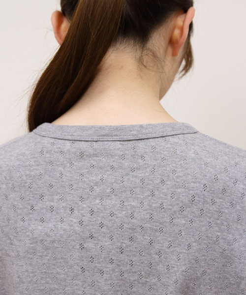ORCIVAL(オーシバル)の「ORCIVAL/オーシバル クルーネックメッシュカーディガン CREW NECK MESH CARDIGAN OR-C0526 OWE(カーディガン/ボレロ・レディース・レッド/グレー/ブラック・2)」の16枚目の写真