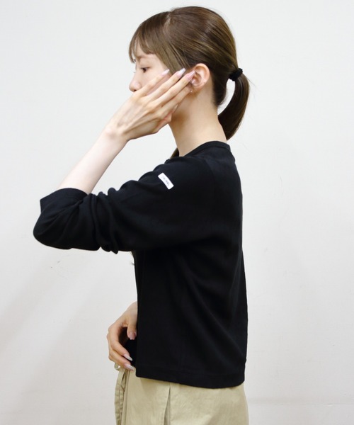 ORCIVAL(オーシバル)の「ORCIVAL/オーシバル クルーネックメッシュカーディガン CREW NECK MESH CARDIGAN OR-C0526 OWE(カーディガン/ボレロ・レディース・レッド/グレー/ブラック・2)」の19枚目の写真