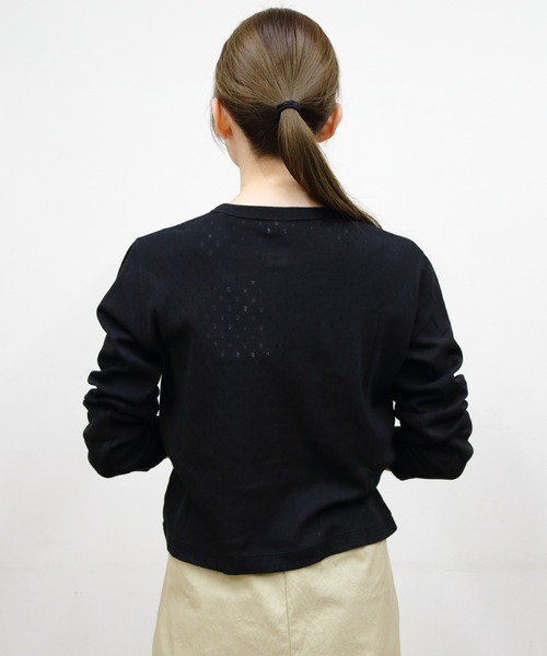 ORCIVAL(オーシバル)の「ORCIVAL/オーシバル クルーネックメッシュカーディガン CREW NECK MESH CARDIGAN OR-C0526 OWE(カーディガン/ボレロ・レディース・レッド/グレー/ブラック・2)」の20枚目の写真