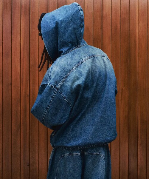 BEAMS T(ビームスティー)の「【別注】Seventh / ORB DENIM JACKET(ブルゾン・メンズ・インディゴブルー・M/S/XS)」の1枚目の写真