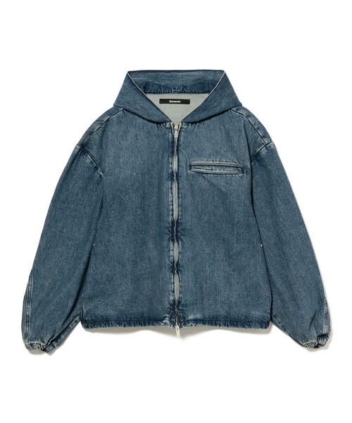 BEAMS T(ビームスティー)の「【別注】Seventh / ORB DENIM JACKET(ブルゾン・メンズ・インディゴブルー・M/S/XS)」の2枚目の写真