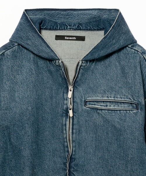 BEAMS T(ビームスティー)の「【別注】Seventh / ORB DENIM JACKET(ブルゾン・メンズ・インディゴブルー・M/S/XS)」の3枚目の写真