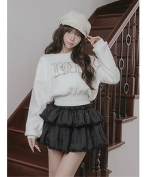 Darich（ダーリッチ）の「ビジューロゴパフニットトップス（ニット/セーター）」