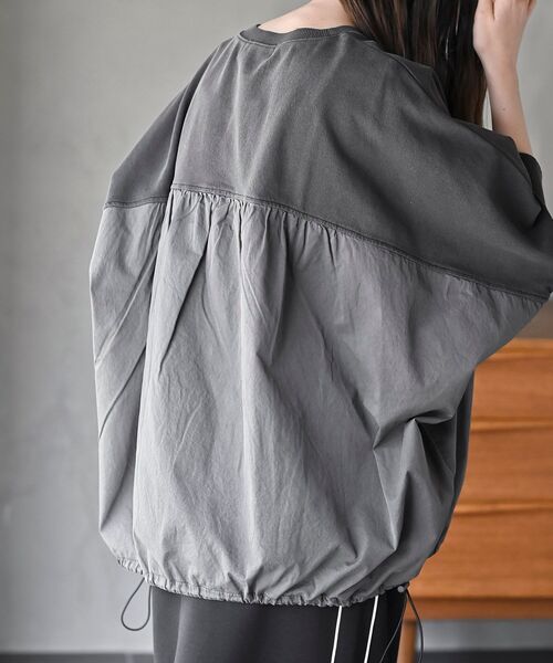 rps(アールピーエス)の「ピグメント裏毛ドルマンドロストプルオーバー(スウェット・レディース・ブルー/パープル/ブラック・フリー)」の10枚目の写真