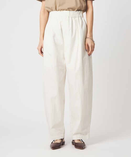 green label relaxing（グリーンレーベルリラクシング）の「［size SHORTあり］イージー カーブ パンツ オフホワイト ウォッシャブル（その他パンツ・レディース・オフホワイト・SHORT/36/38）」の7枚目の写真