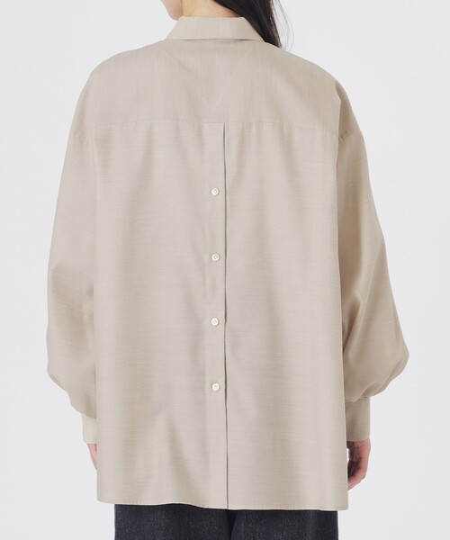LOVELESS（ラブレス）の「バックボタンオーバーシャツ（シャツ/ブラウス・レディース・オレンジ系その他3/ベージュ系その他3/オフホワイト・36）」の10枚目の写真