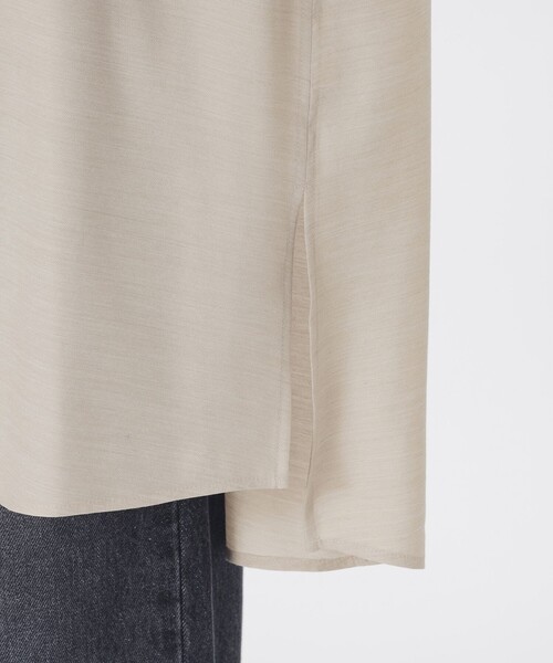 LOVELESS（ラブレス）の「バックボタンオーバーシャツ（シャツ/ブラウス・レディース・オレンジ系その他3/ベージュ系その他3/オフホワイト・36）」の12枚目の写真