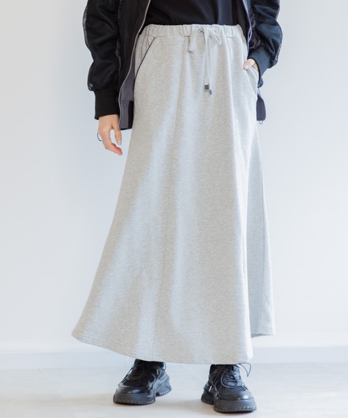 Paradise Picnic（パラダイスピクニック）の「マーメイドスエットスカート（スカート・レディース・ブラック/グレー・FREE）」の2枚目の写真