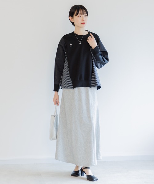 Paradise Picnic（パラダイスピクニック）の「マーメイドスエットスカート（スカート・レディース・ブラック/グレー・FREE）」の11枚目の写真