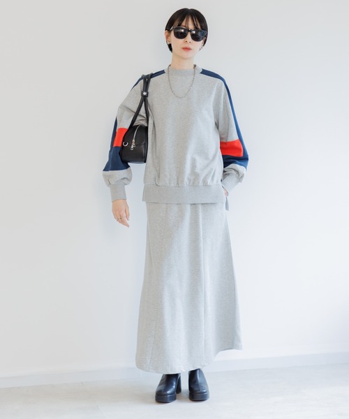 Paradise Picnic（パラダイスピクニック）の「マーメイドスエットスカート（スカート・レディース・ブラック/グレー・FREE）」の12枚目の写真