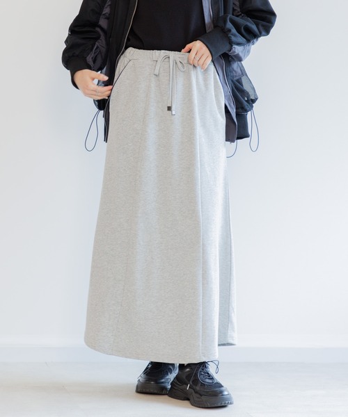 Paradise Picnic（パラダイスピクニック）の「マーメイドスエットスカート（スカート・レディース・ブラック/グレー・FREE）」の15枚目の写真