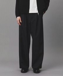 PUBLIC TOKYO | 【再入荷なし】Daily Mohair Slacks /春服/ハリ感/ワンタック/ワイドパンツ(スラックス)