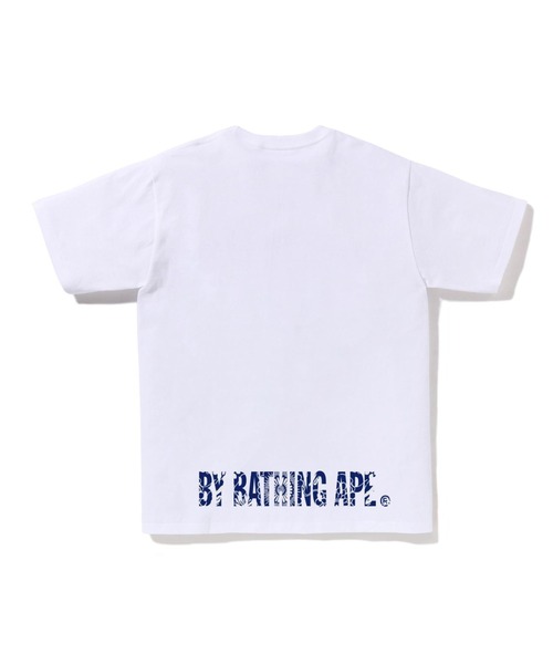 JAPANESE INDIGO ART CAMO APE FACE TEE（Tシャツ/カットソー）｜A