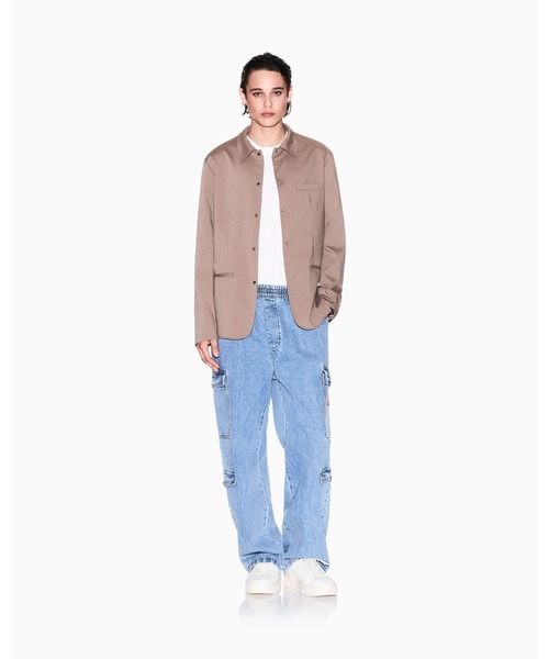 ARMANI EXCHANGE(アルマーニエクスチェンジ)の「【A|X アルマーニ エクスチェンジ】シャツジャケット(テーラードジャケット・メンズ・ベージュ・44/42/40/38/36)」の4枚目の写真