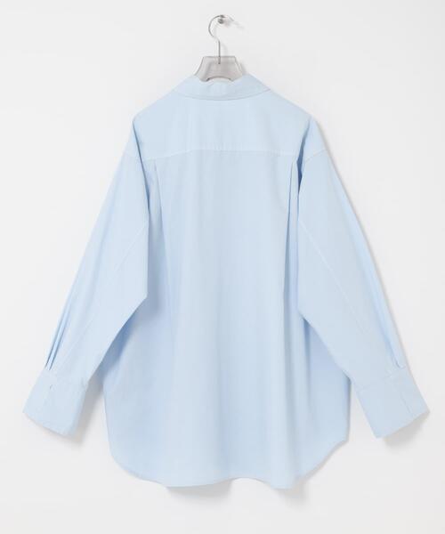 URBAN RESEARCH（アーバンリサーチ）の「ガーメントダイコットンオーバーシャツ（シャツ/ブラウス・レディース・ブルー系その他/ピンク/ホワイト系その他・FREE）」の18枚目の写真