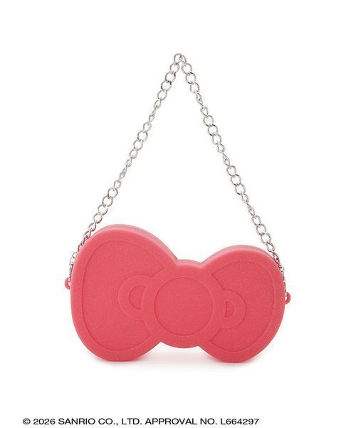 sanrio house(サンリオハウス)の「ハローキティ シリコンリボンバッグ(ハンドバッグ・レディース・ライトピンク/ライトブルー/ピンク・F)」の11枚目の写真