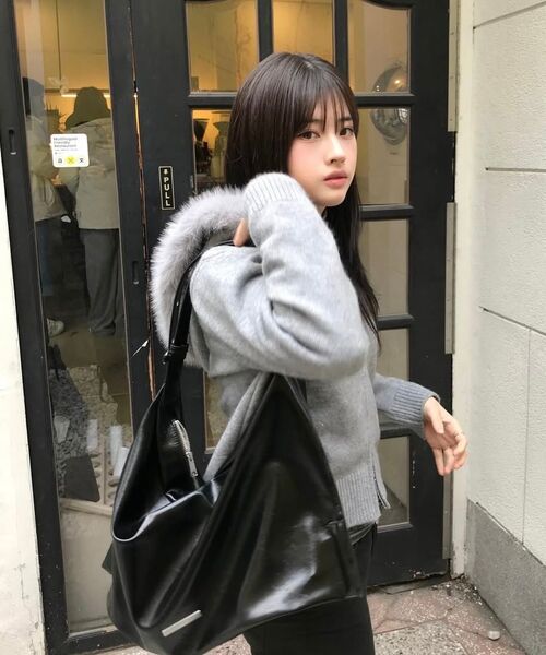 DEFGARMENTS（デフグラメンツ）の「EYELET HOBO BAG [BLACK]（ショルダーバッグ・レディース・その他・F）」の14枚目の写真