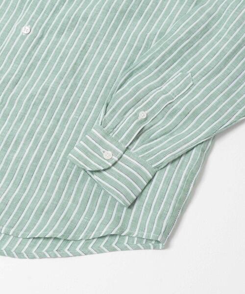 FORK&SPOON(フォークアンドスプーン)の「FORK&SPOON フレンチリネンロングスリーブシャツ(シャツ/ブラウス・メンズ・イエロー系その他/グリーン系その他・4/5)」の11枚目の写真