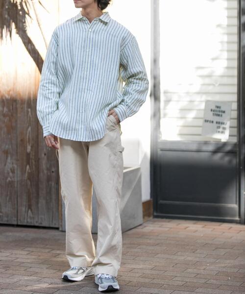 FORK&SPOON(フォークアンドスプーン)の「FORK&SPOON フレンチリネンロングスリーブシャツ(シャツ/ブラウス・メンズ・イエロー系その他/グリーン系その他・4/5)」の16枚目の写真