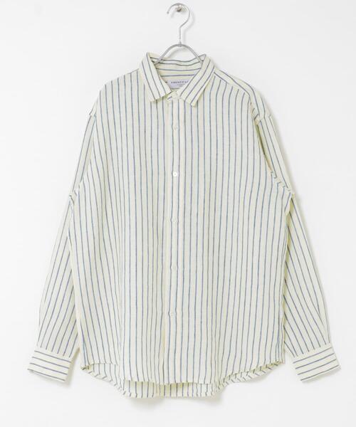 FORK&SPOON(フォークアンドスプーン)の「FORK&SPOON フレンチリネンロングスリーブシャツ(シャツ/ブラウス・メンズ・イエロー系その他/グリーン系その他・4/5)」の17枚目の写真