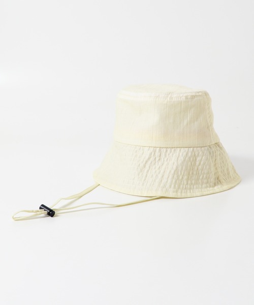 SENSE OF PLACE by URBAN RESEARCH(センスオブプレイスバイアーバンリサーチ)の「UVダウンブリムハット(ハット・レディース・ブラック/アイボリー/カーキ・ONE)」の19枚目の写真