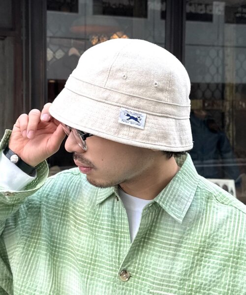 PENNEYS(ぺニーズ)の「【FOX】綿麻ミリタリーハット(ハット・メンズ・オレンジ/ホワイト/ブラック・ONE SIZE)」の2枚目の写真