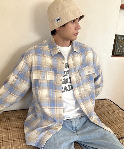 PENNEYS(ぺニーズ)の「【FOX】綿麻ミリタリーハット(ハット・メンズ・オレンジ/ホワイト/ブラック・ONE SIZE)」の6枚目の写真