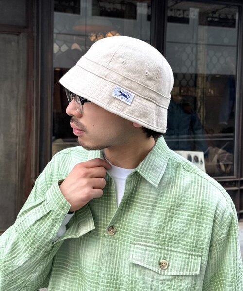 PENNEYS(ぺニーズ)の「【FOX】綿麻ミリタリーハット(ハット・メンズ・オレンジ/ホワイト/ブラック・ONE SIZE)」の7枚目の写真