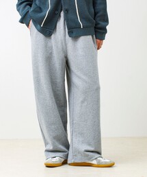 GLOSTER（グロスター）の「【DISCUS】裏毛ワイドスウェットパンツ（スウェットパンツ）」