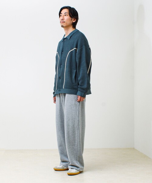 DISCUS(ディスカス)の「【DISCUS】裏毛ワイドスウェットパンツ(スウェットパンツ・メンズ・ライトグレー/グレー・M/L)」の3枚目の写真