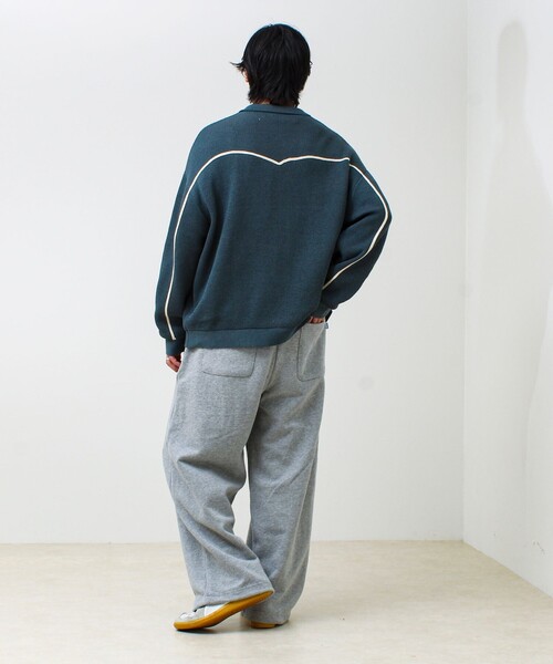DISCUS(ディスカス)の「【DISCUS】裏毛ワイドスウェットパンツ(スウェットパンツ・メンズ・ライトグレー/グレー・M/L)」の4枚目の写真