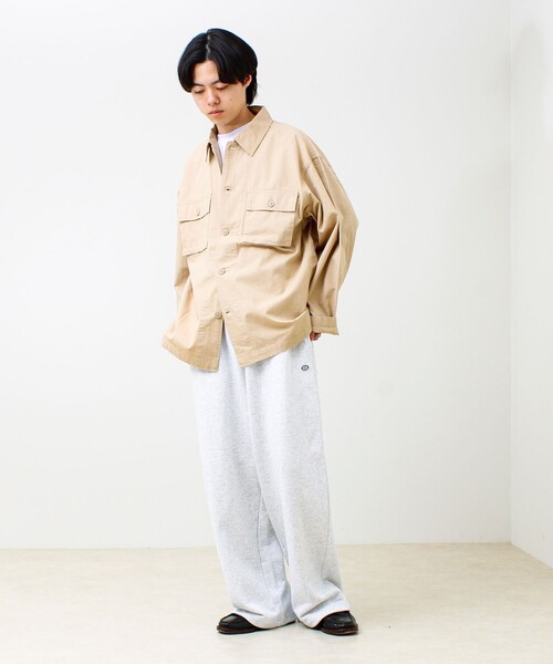 DISCUS(ディスカス)の「【DISCUS】裏毛ワイドスウェットパンツ(スウェットパンツ・メンズ・ライトグレー/グレー・M/L)」の7枚目の写真