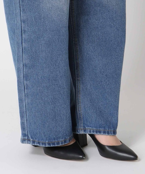 Cepica（セピカ）の「スカートレイヤードデニムPT（デニムパンツ・レディース・ブルー・FREE）」の15枚目の写真