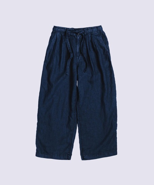 Anachronorm（アナクロノーム）の「【ANACHRONORM】SULFUR DYED LINEN WIDE EASY PANTS（その他パンツ・メンズ・ネイビー/ワイン・3/2）」の2枚目の写真