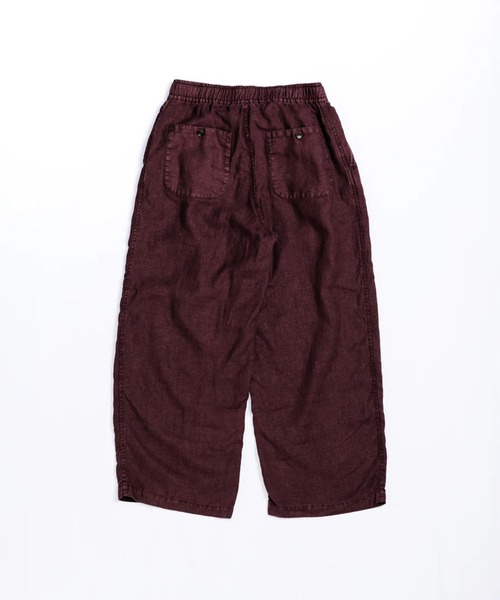 Anachronorm（アナクロノーム）の「【ANACHRONORM】SULFUR DYED LINEN WIDE EASY PANTS（その他パンツ・メンズ・ネイビー/ワイン・3/2）」の10枚目の写真