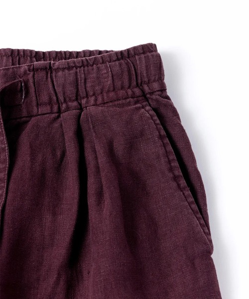 Anachronorm（アナクロノーム）の「【ANACHRONORM】SULFUR DYED LINEN WIDE EASY PANTS（その他パンツ・メンズ・ネイビー/ワイン・3/2）」の13枚目の写真