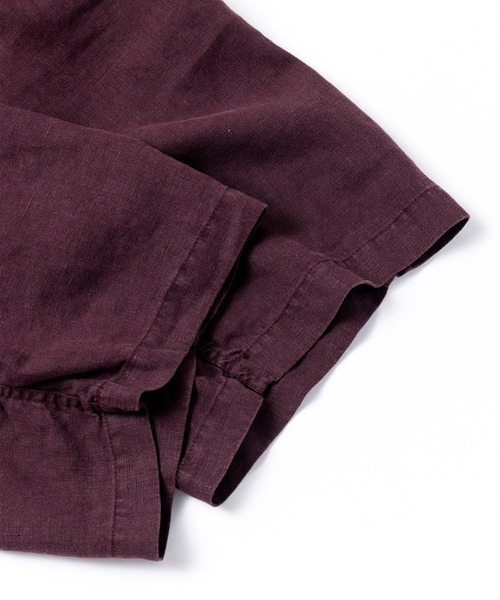 Anachronorm（アナクロノーム）の「【ANACHRONORM】SULFUR DYED LINEN WIDE EASY PANTS（その他パンツ・メンズ・ネイビー/ワイン・3/2）」の17枚目の写真
