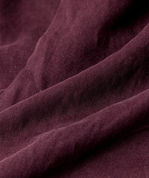 Anachronorm（アナクロノーム）の「【ANACHRONORM】SULFUR DYED LINEN WIDE EASY PANTS（その他パンツ・メンズ・ネイビー/ワイン・3/2）」の21枚目の写真