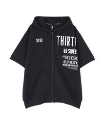 SY32 by SWEET YEARS（エスワイサーティトゥバイスィートイヤーズ）の「SY32 by SWEET YEARS /エスワイサーティトゥ バイ スィートイヤーズ/ACTIVE S/S ZIP HOODIE（パーカー）」