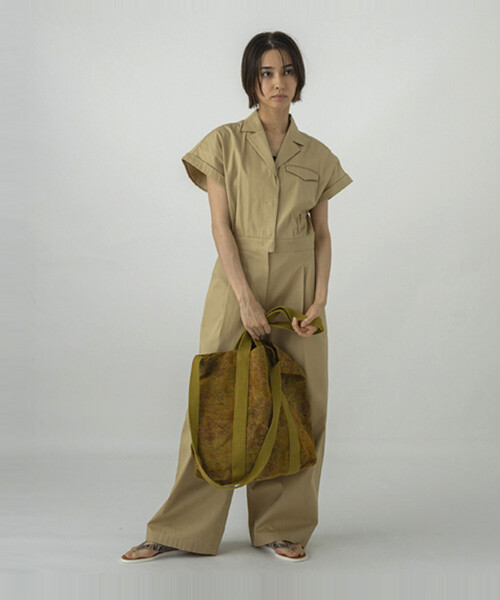 SUBLIME（サブライム）の「SUBLIME/サブライム NOMAD CANVAS TOTE BAG ノマドキャンバス トートバッグ（トートバッグ・メンズ・オリーブ/ナチュラル/ベージュ/マスタード・ONE SIZE）」の5枚目の写真