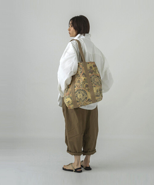 SUBLIME（サブライム）の「SUBLIME/サブライム NOMAD CANVAS TOTE BAG ノマドキャンバス トートバッグ（トートバッグ・メンズ・オリーブ/ナチュラル/ベージュ/マスタード・ONE SIZE）」の8枚目の写真