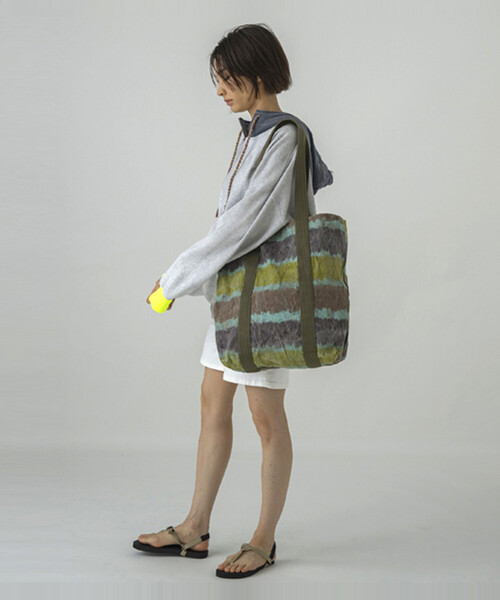 SUBLIME（サブライム）の「SUBLIME/サブライム NOMAD CANVAS TOTE BAG ノマドキャンバス トートバッグ（トートバッグ・メンズ・オリーブ/ナチュラル/ベージュ/マスタード・ONE SIZE）」の14枚目の写真