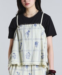 ROSE BUD | (mag.by c)EMBROIDERY CAMISOLE BLOUSE(カーディガン/ボレロ)