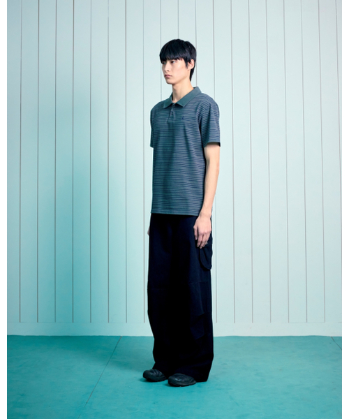 THECOLDESTMOMENT(ザコールデストモーメント)の「TCM stripe pk T (charcoal)(ポロシャツ・レディース・その他・LARGE/SMALL/MEDIUM)」の7枚目の写真