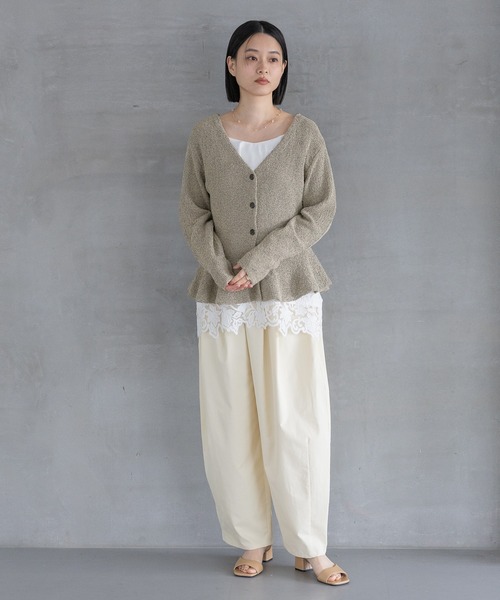 A part by(アパートバイ)の「スクエアヒールサンダル(サンダル・レディース・ブラック/ベージュ・MEDIUM/LARGE)」の4枚目の写真