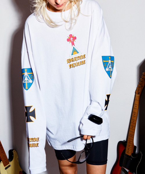 HIGHTIDEFRANKIE(ハイタイドフランキー)の「Golden Dawn Long Sleeve White(Tシャツ/カットソー・メンズ・その他・FREE)」の2枚目の写真