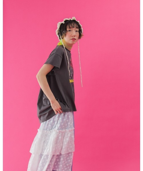 unica(ユニカ)の「WHAT DO YOU MEAN? Tシャツ laides(Tシャツ/カットソー・レディース・ブラック/オフホワイト・F)」の8枚目の写真