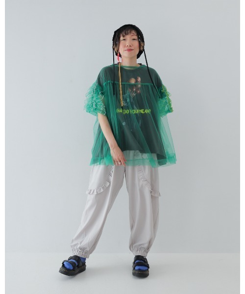 unica(ユニカ)の「WHAT DO YOU MEAN? Tシャツ laides(Tシャツ/カットソー・レディース・ブラック/オフホワイト・F)」の11枚目の写真