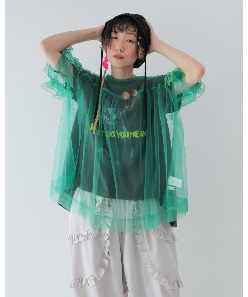 unica(ユニカ)の「WHAT DO YOU MEAN? Tシャツ laides(Tシャツ/カットソー・レディース・ブラック/オフホワイト・F)」の18枚目の写真