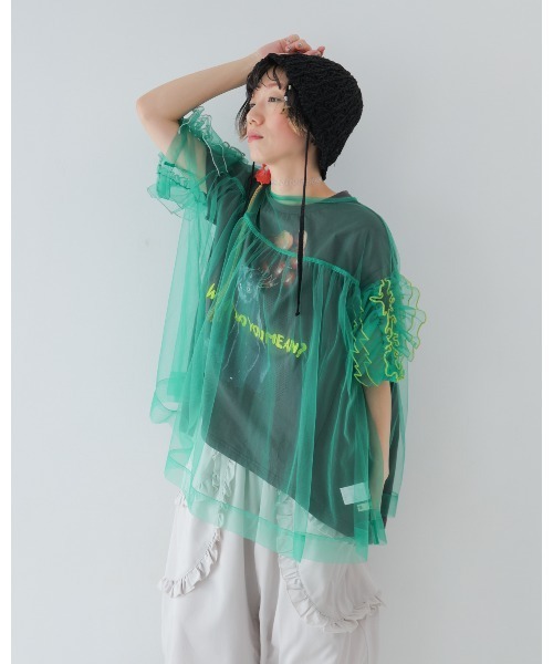 unica(ユニカ)の「WHAT DO YOU MEAN? Tシャツ laides(Tシャツ/カットソー・レディース・ブラック/オフホワイト・F)」の19枚目の写真